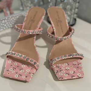 Chinese Laundry Los Angeles Women's
Heels Shoes Pink Floral Size 8.5